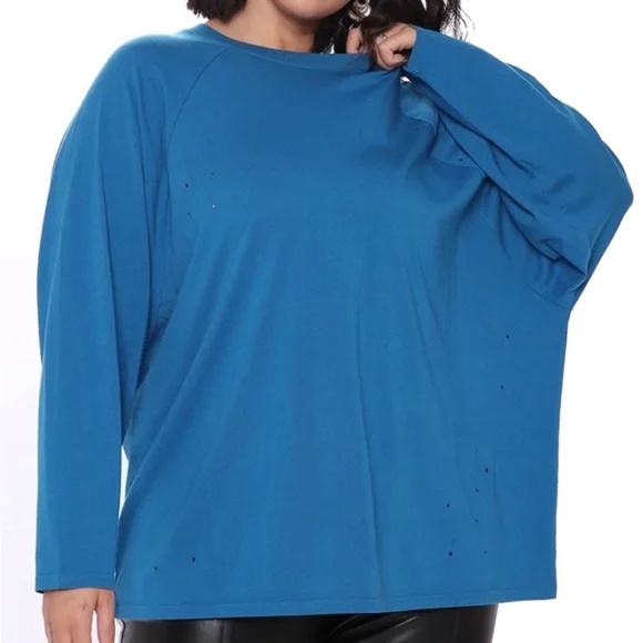 Fashion Nova Cotton Pullover Shirt Tank Definitely Not Your Average Raglan Slve - Picture 5 of 7